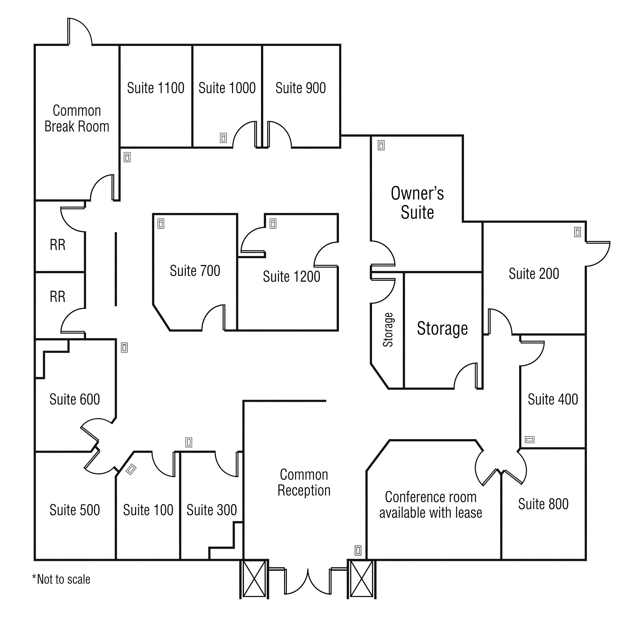 Executive Office Suite Floor Plan Map